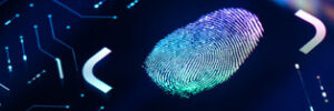 fingerprint highlighted on touchscreen