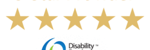 5 slowly flashing stars with DES and Global Skills logos