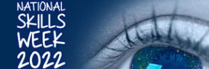 close up of an eye