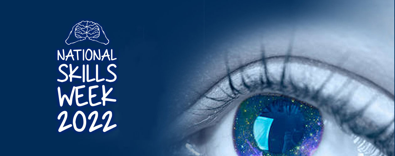 close up of an eye
