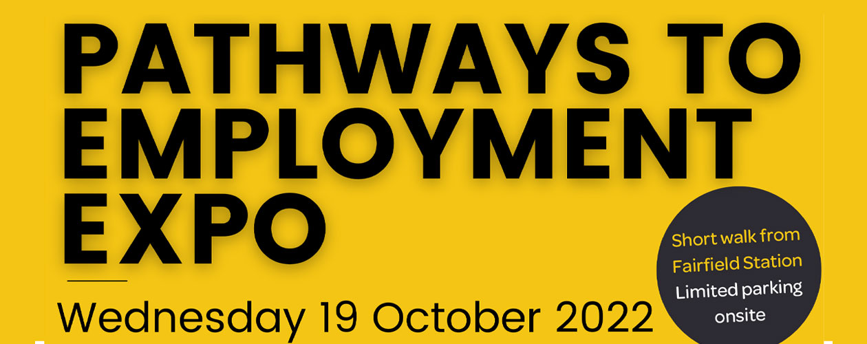 text: Pathways to employment expo