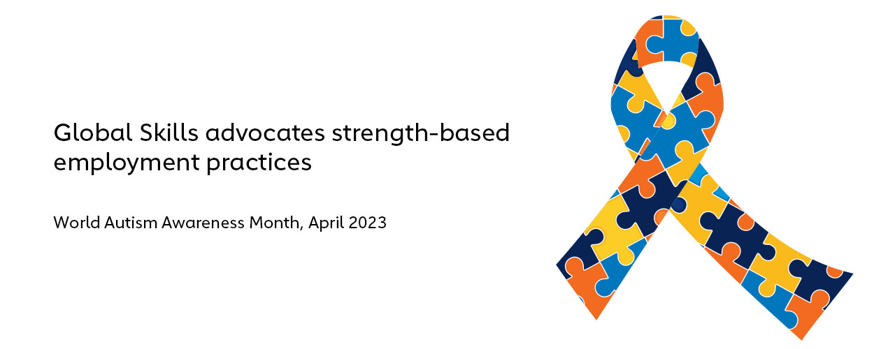 Vector graphic of Autism Awareness puzzle ribbon
