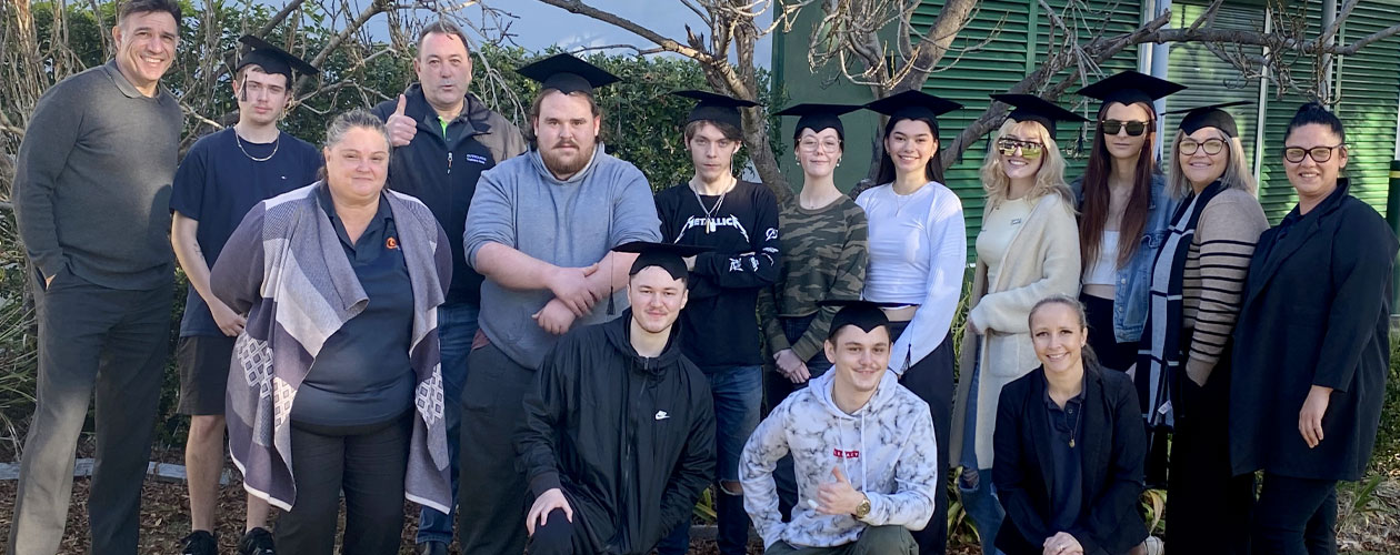 group of graduates