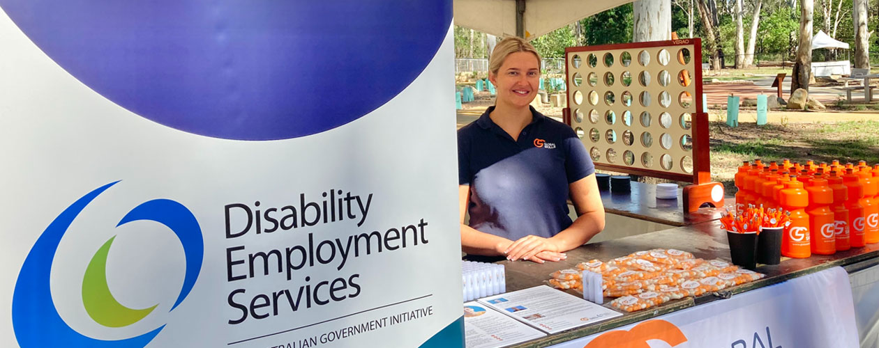 Global Skills DES Manager Victoria at our stall