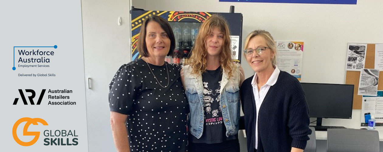 Lauren with Global Skills staff