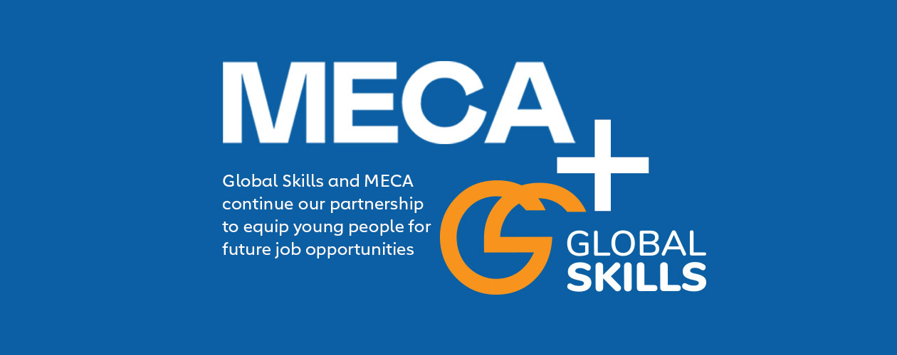 MECA and Global Skills logos