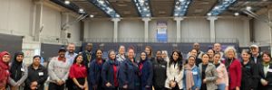 Group pic of stall holders at event